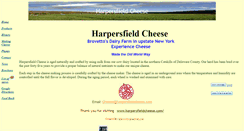 Desktop Screenshot of harpersfieldcheese.com